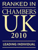 Ranked in Chambers UK 2011- Leading Individual